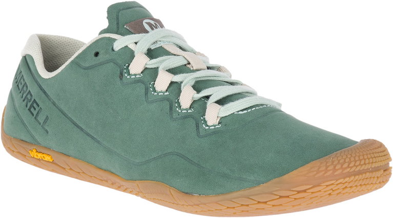 Merrell Minimal Running Shoes Vapor Glove 3 Luna Leather green Women